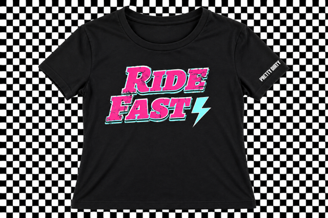 Ride Fast Black Tee