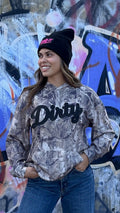 All Over Camo Dirty Girl Hoodie