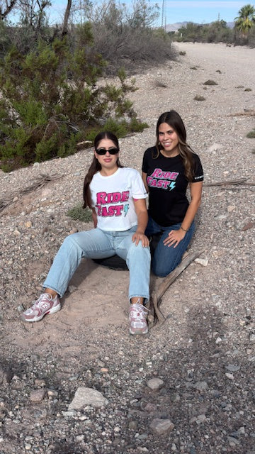 Ride Fast White Tee